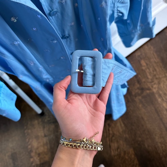 The Attico Sequin Embellished Shirt Dress Size XS - Picture 5 of 6